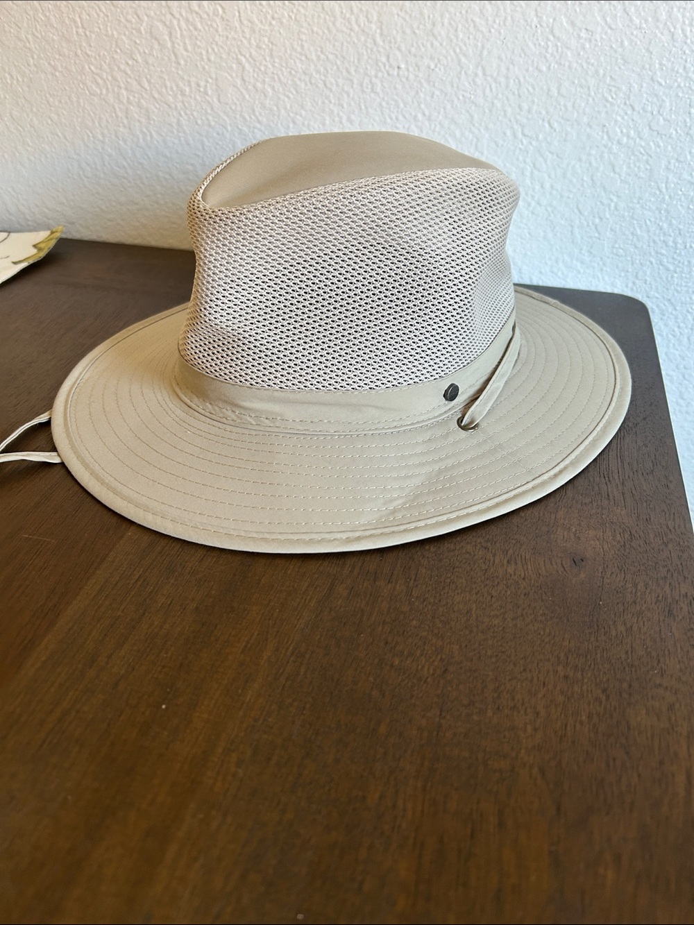Stetson no fly zone Lightweight Beige Mesh Sun Hat